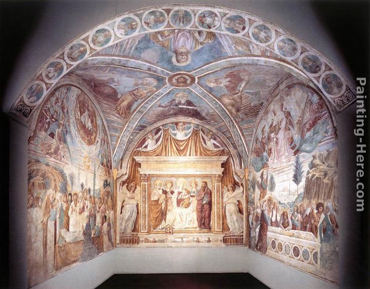 Shrine of the Madonna della Tosse painting - Benozzo di Lese di Sandro Gozzoli Shrine of the Madonna della Tosse art painting